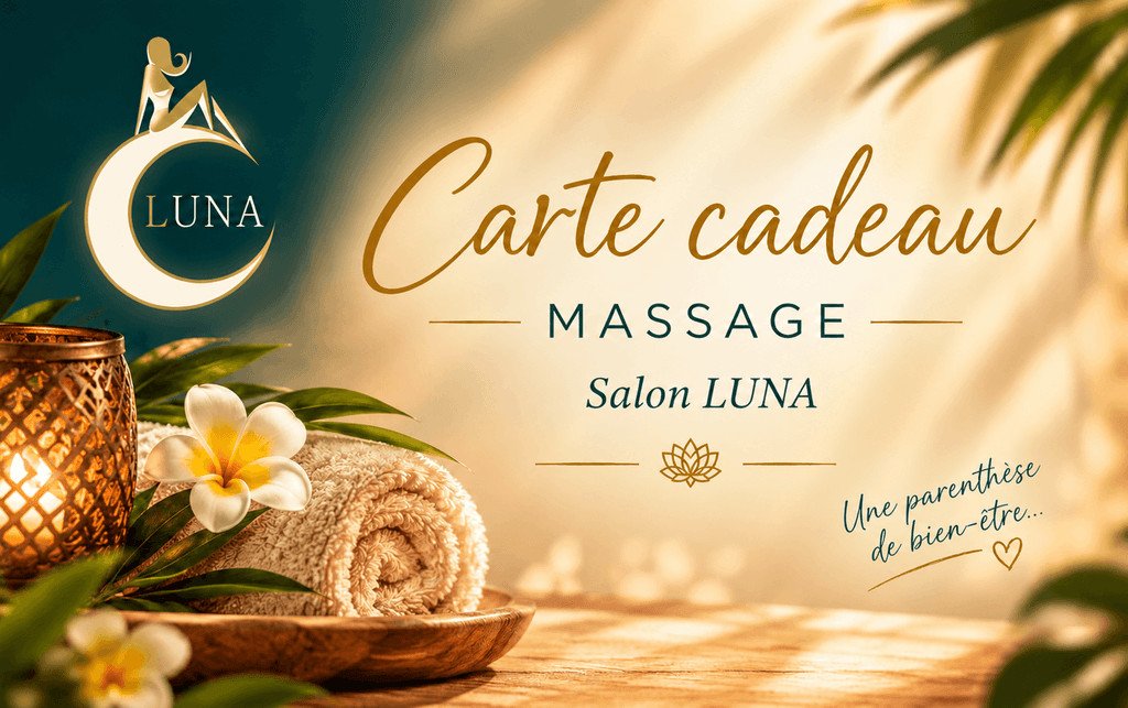 Carte Cadeau Massage Personnalisé Salon Luna Langan